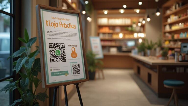 Como criar um QR Code do WhatsApp para o balcão da sua loja física