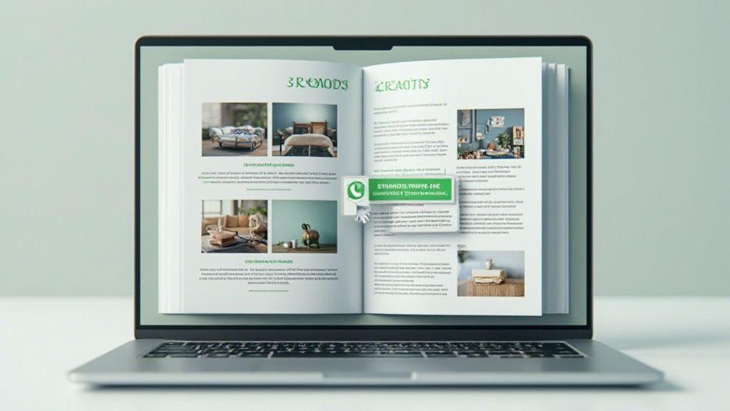 Como inserir links clicáveis do WhatsApp dentro de catálogos em PDF