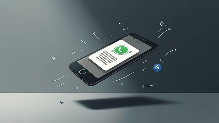 Contato do WhatsApp no LinkedIn